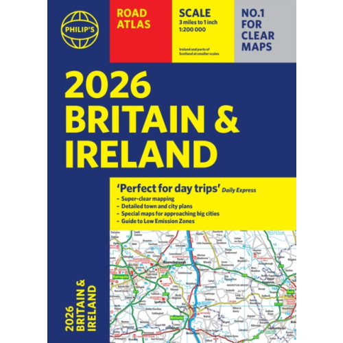 Octopus publishing group 2026 Philip’s Road Atlas Britain & Ireland (häftad, eng)