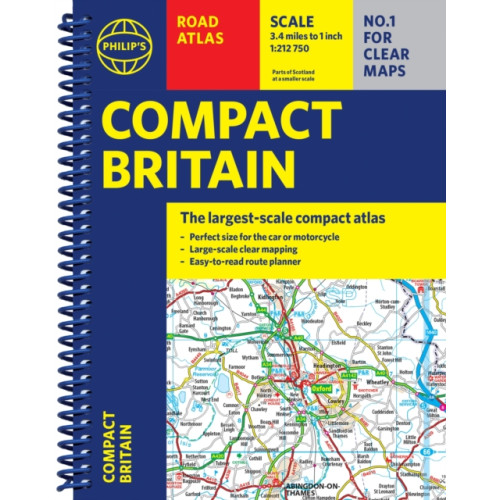 Octopus publishing group Philip's Compact Britain Road Atlas (bok, spiral, eng)