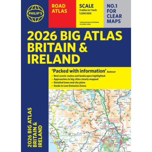 Octopus publishing group 2026 Philip's Big Road Atlas of Britain & Ireland (häftad, eng)