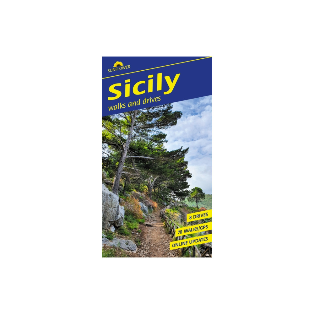Produktbild för Sicily Sunflower Walking Guide (häftad, eng)
