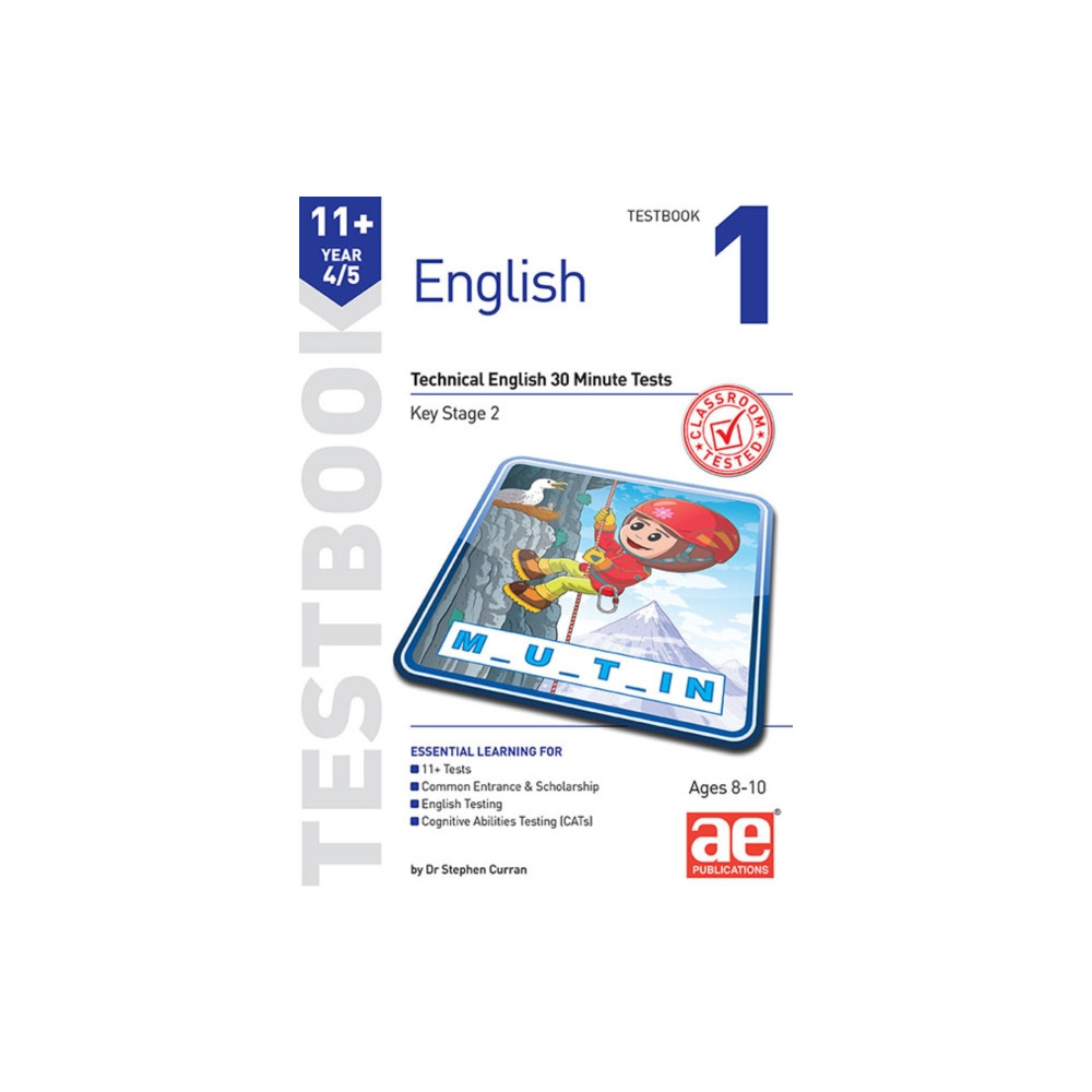 Produktbild för 11+ English Year 4/5 Testbook 1 (häftad, eng)