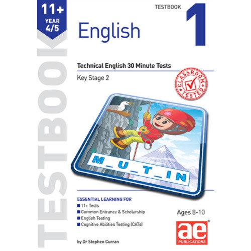 Accelerated Education Publications Ltd 11+ English Year 4/5 Testbook 1 (häftad, eng)