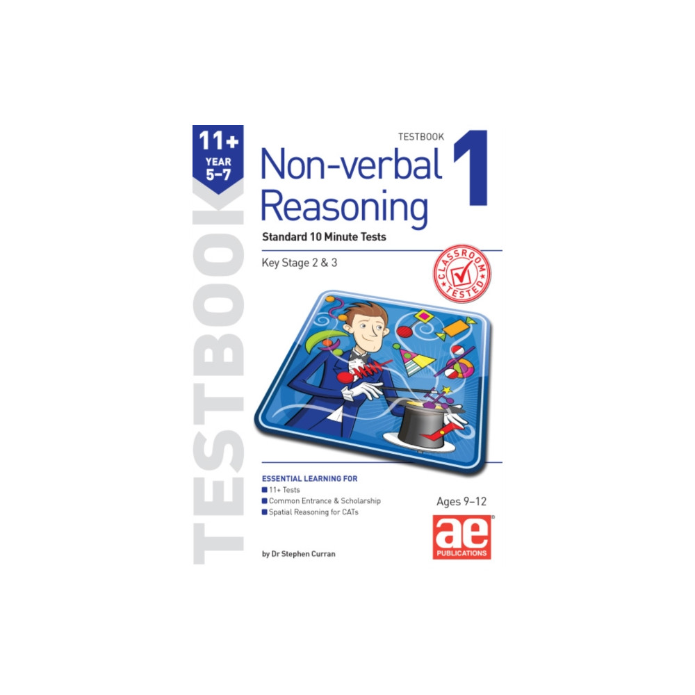 Produktbild för 11+ Non-verbal Reasoning Year 5-7 Testbook 1 (häftad, eng)