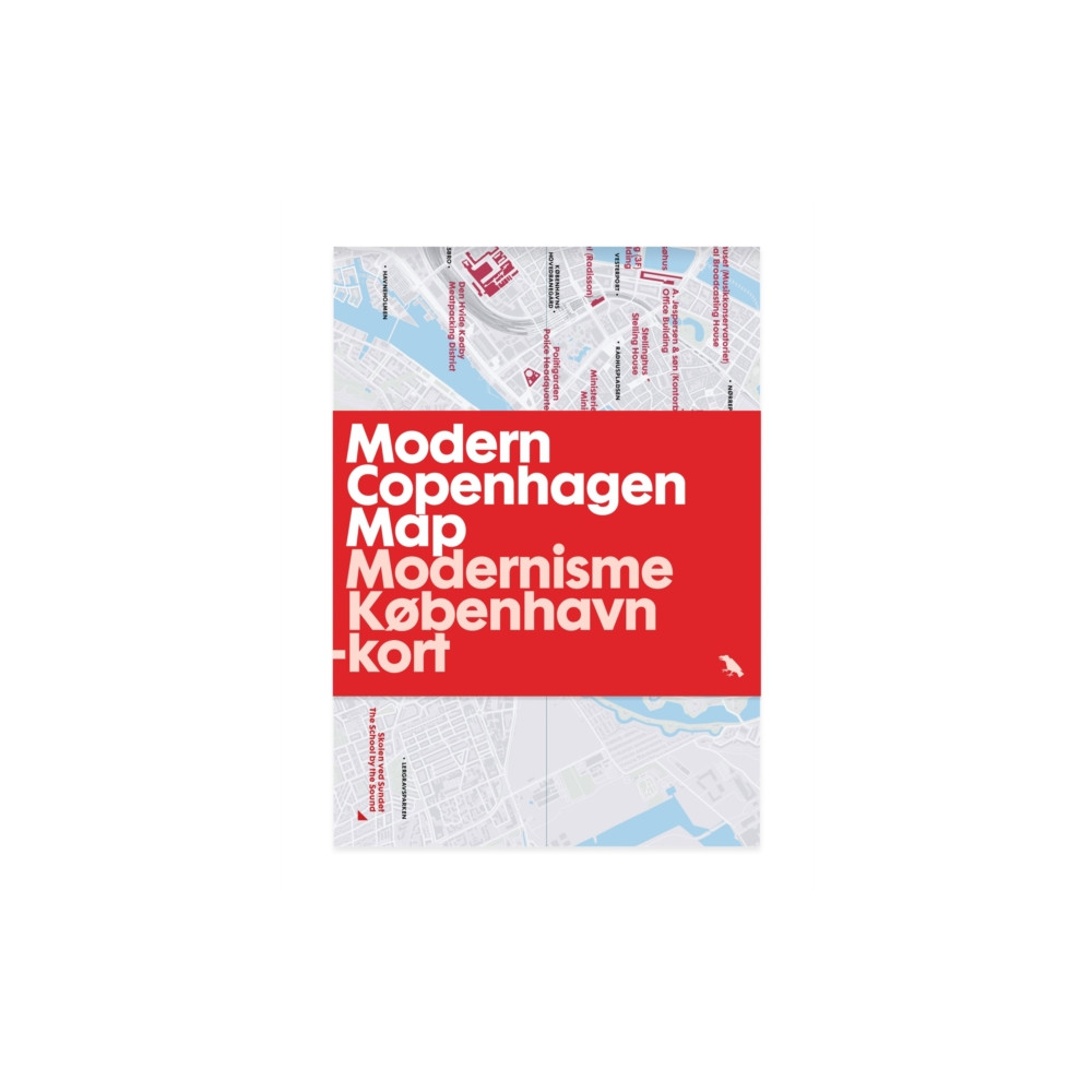 Produktbild för Modern Copenhagen Map / Modernisme København -kort