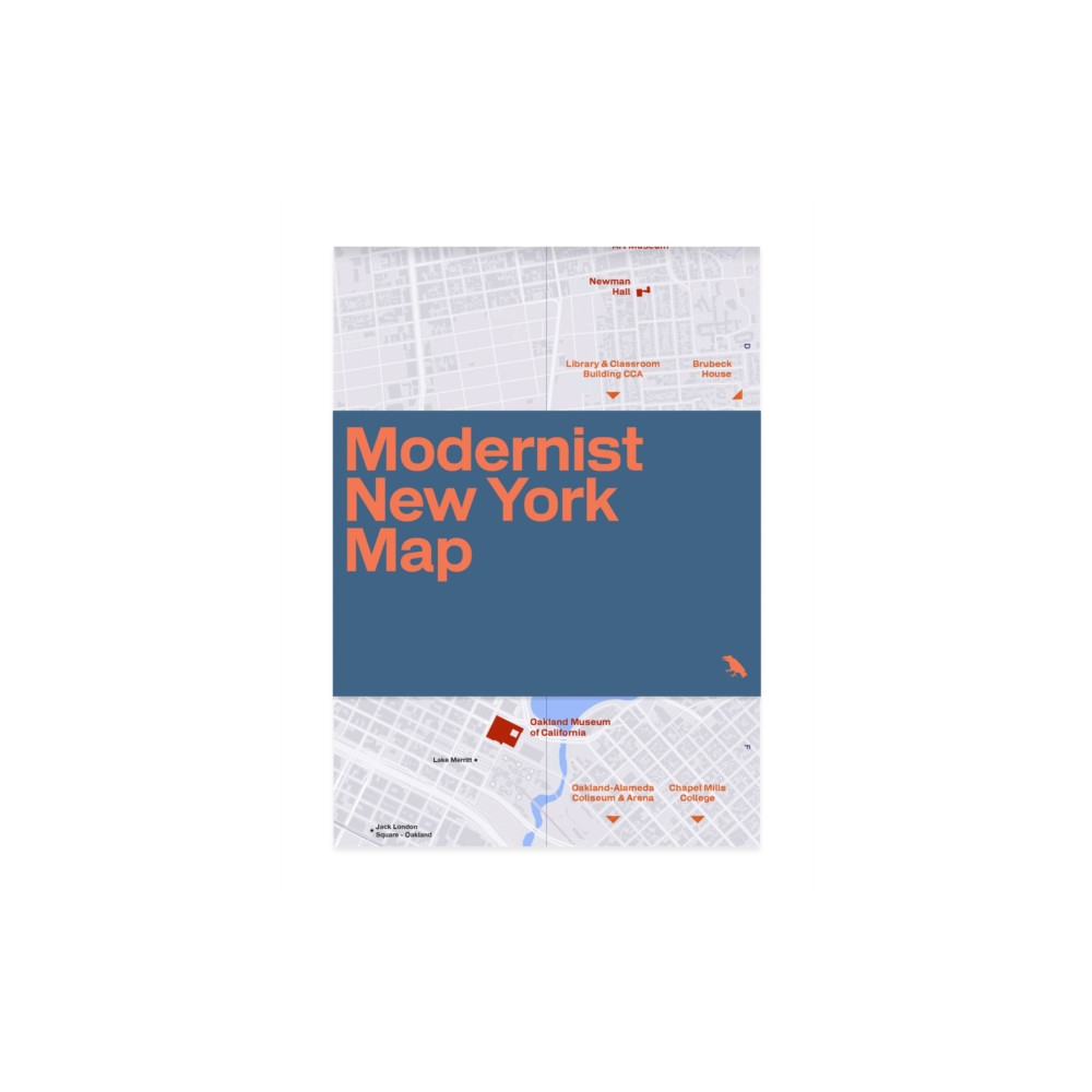 Produktbild för Modernist New York Map