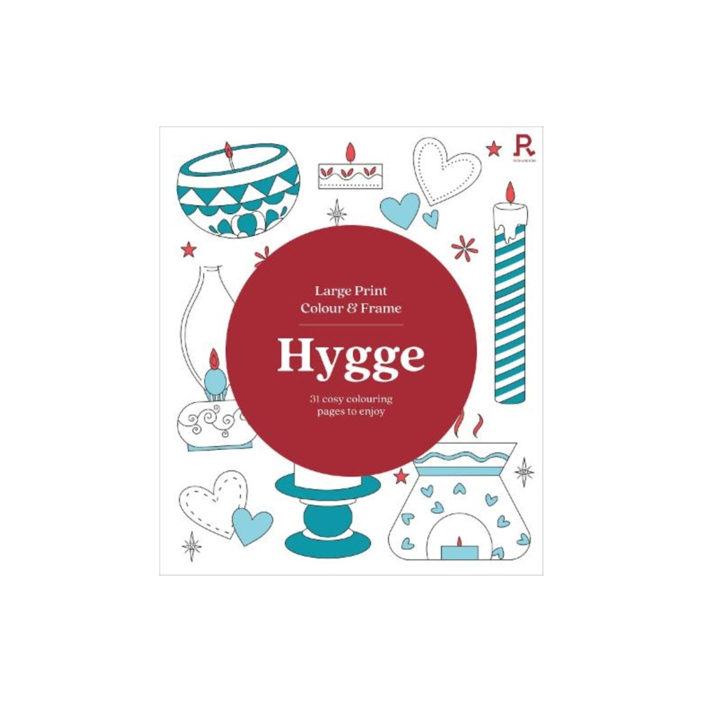 Produktbild för Large Print Colour & Frame - Hygge (häftad, eng)
