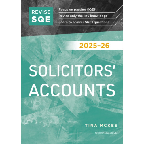 Fink Publishing Ltd Revise SQE Solicitors' Accounts 2025/26 (häftad, eng)