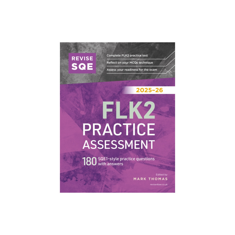 Produktbild för Revise SQE FLK2 Practice Assessment 2025/26 (häftad, eng)