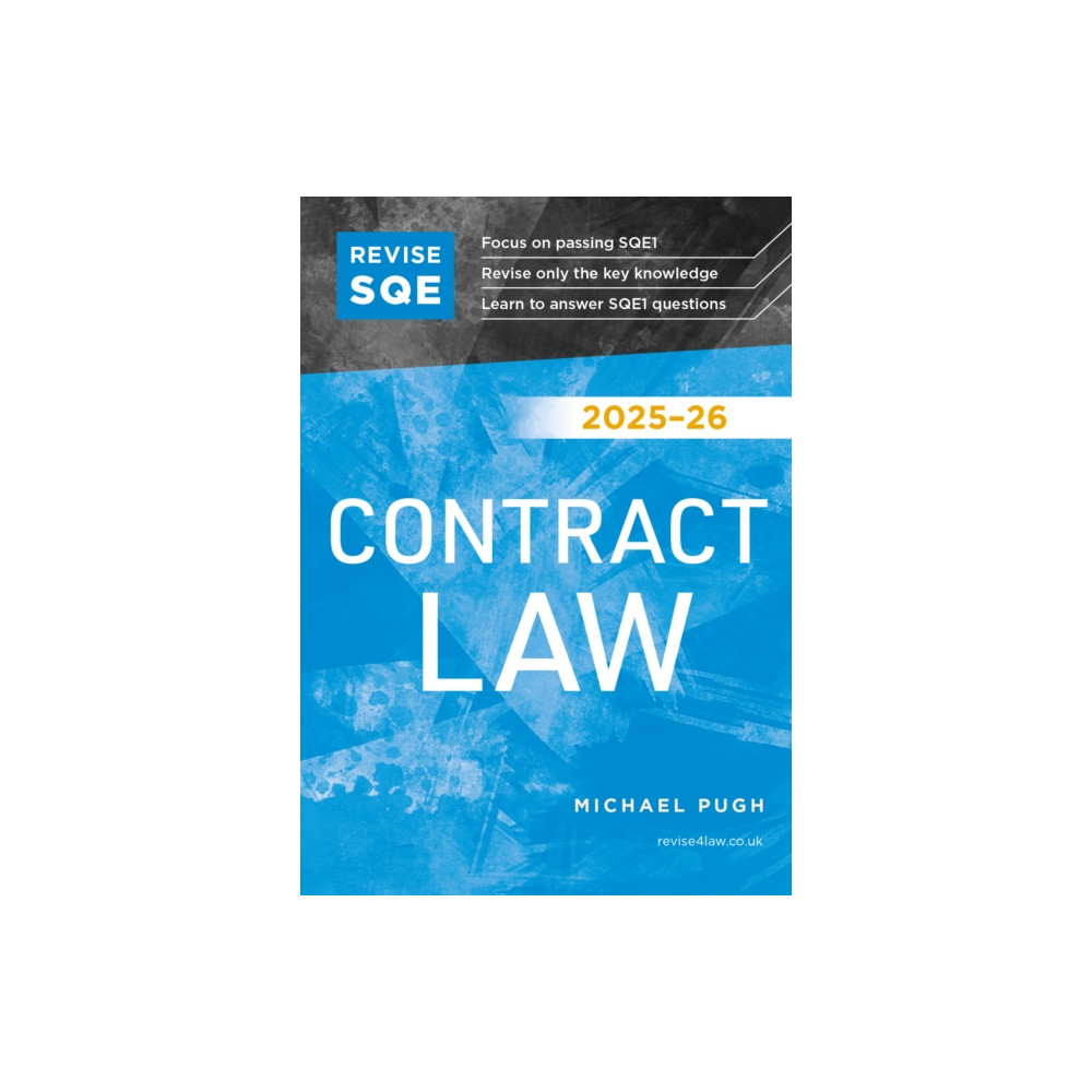 Produktbild för Revise SQE Contract Law 2025/26 (häftad, eng)
