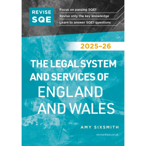 Fink Publishing Ltd Revise SQE The Legal System and Services of England and Wales 2025/26 (häftad, eng)
