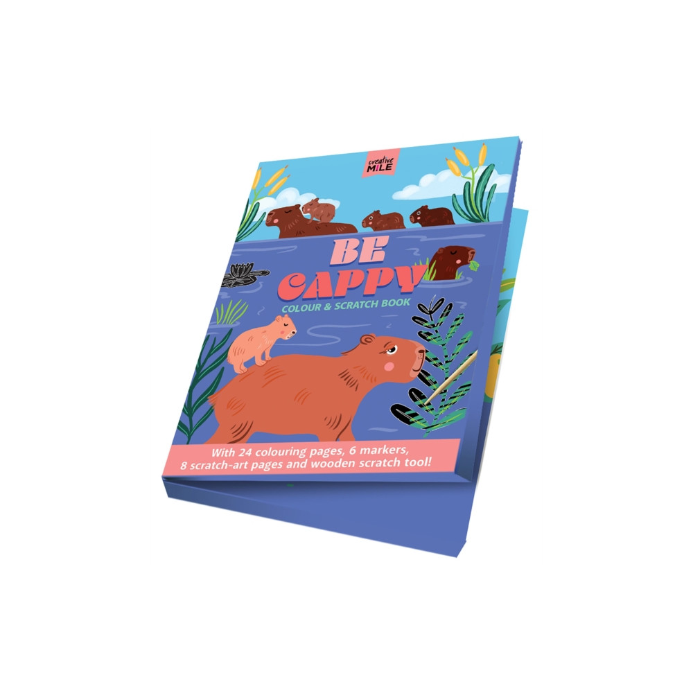 Produktbild för Be Cappy Colour and Scratch Book (inbunden, eng)