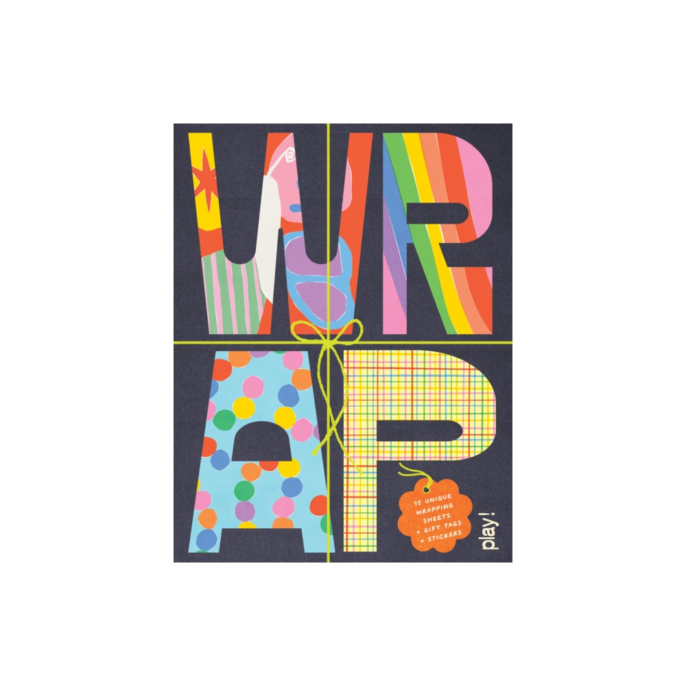 Produktbild för WRAP: Play! - Gift Wrapping Paper Book with Gift Tags (häftad, eng)