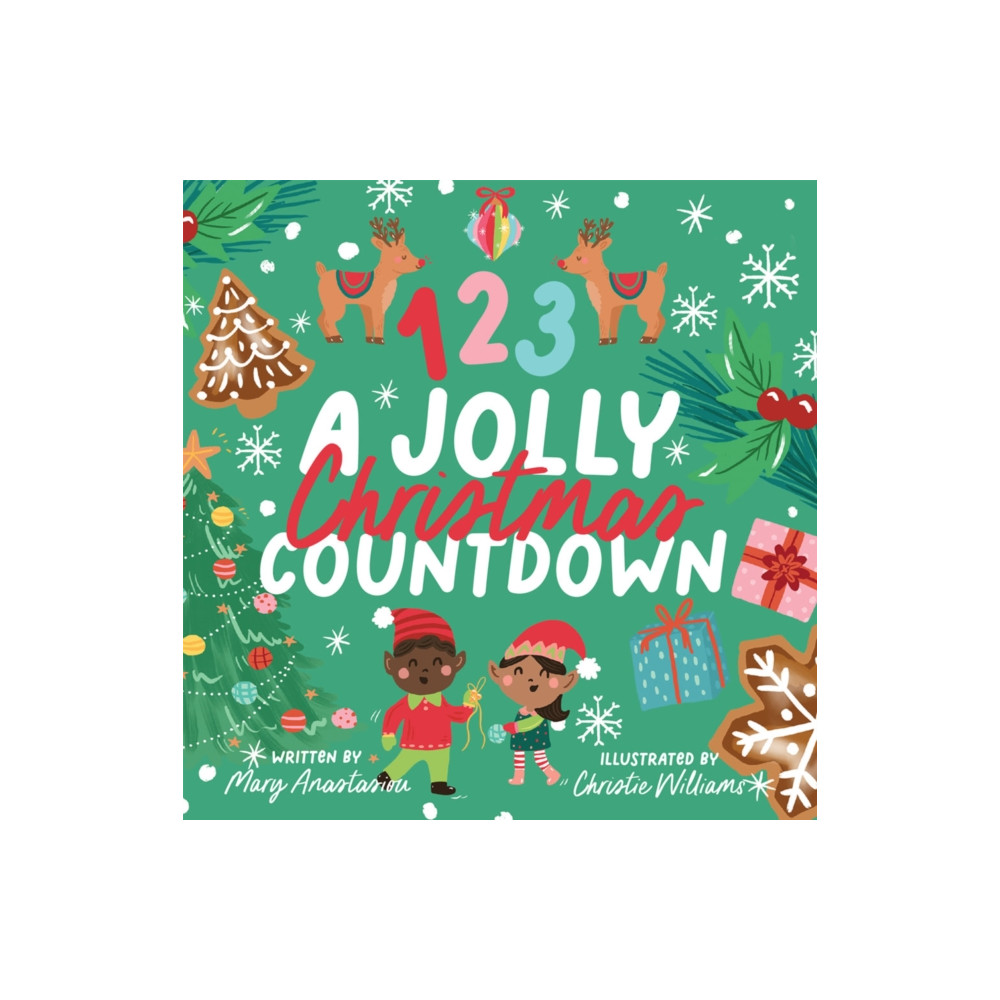 Produktbild för 123 A Jolly Christmas Countdown Board Book (bok, board book, eng)