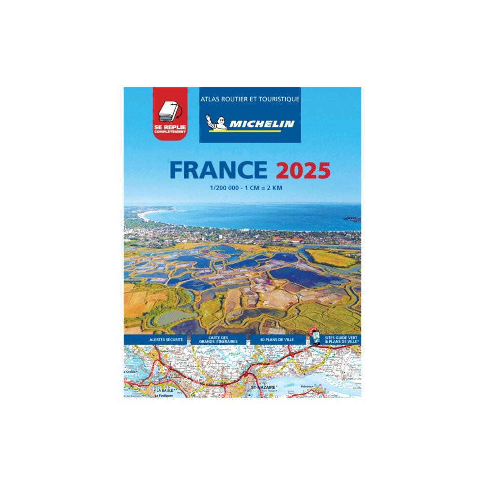 Produktbild för France 2025 - Tourist & Motoring Atlas Multi-flex (häftad, fre)
