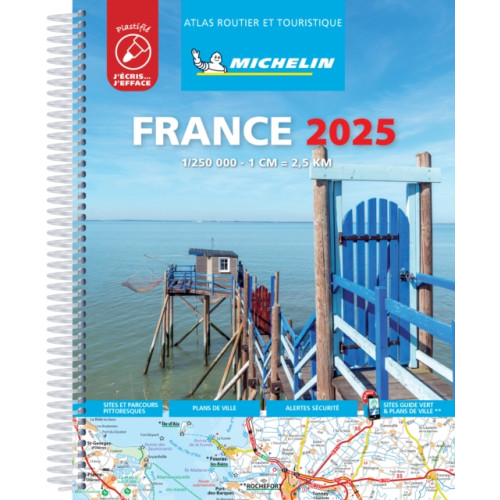 Michelin Editions Des Voyages France 2025 - Tourist & Motoring Atlas Laminated Spiral (bok, spiral, fre)