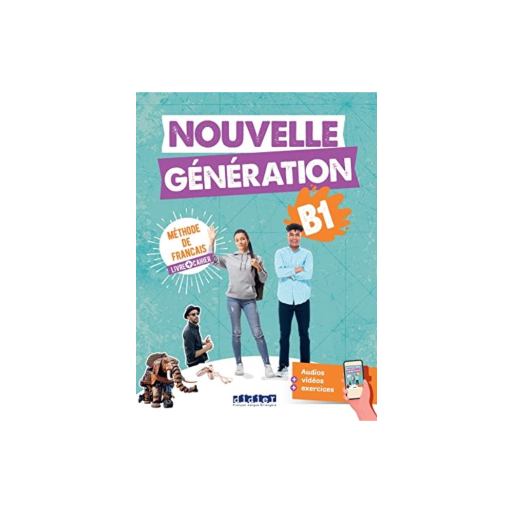 Produktbild för Nouvelle Generation B1 - Livre + cahier (häftad, fre)