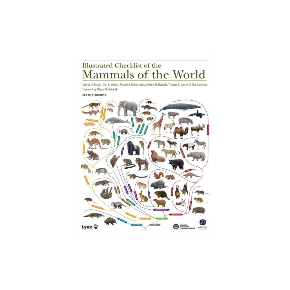 Produktbild för Illustrated Checklist of the Mammals of the World. 2 volums (inbunden, eng)