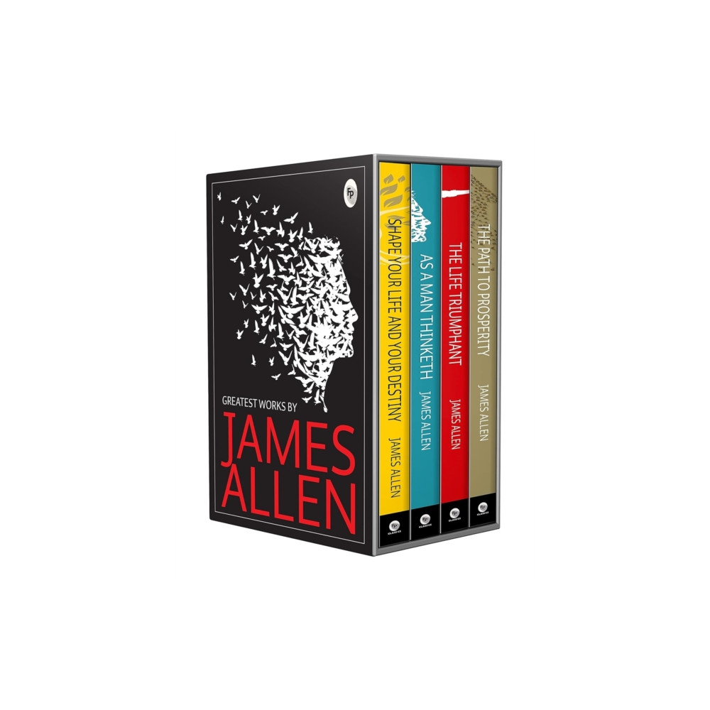 Produktbild för Greatest Works By James Allen (As a Man Thinketh, The Path to Prosperity, Shape Your Life and Your Destiny, The Life Triumphant)