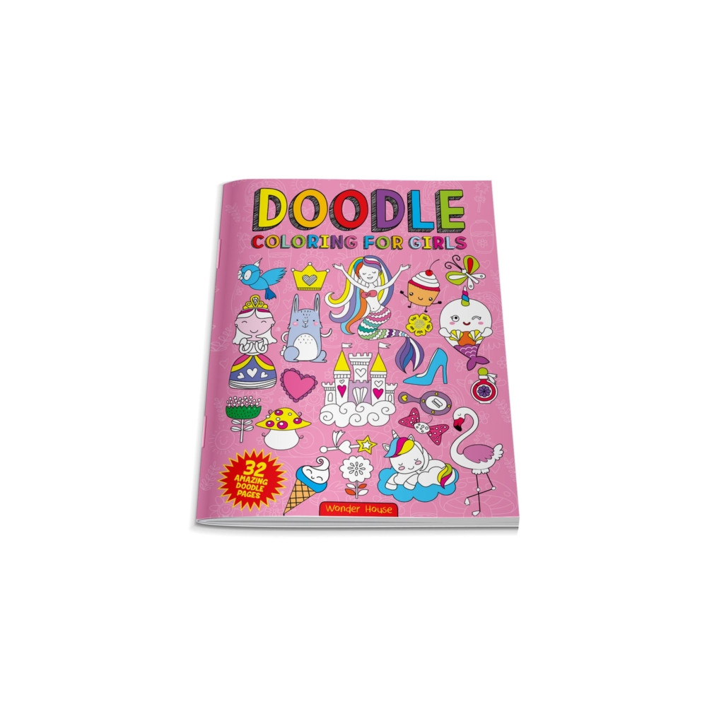 Produktbild för Doodle Coloring for Girls (häftad, eng)