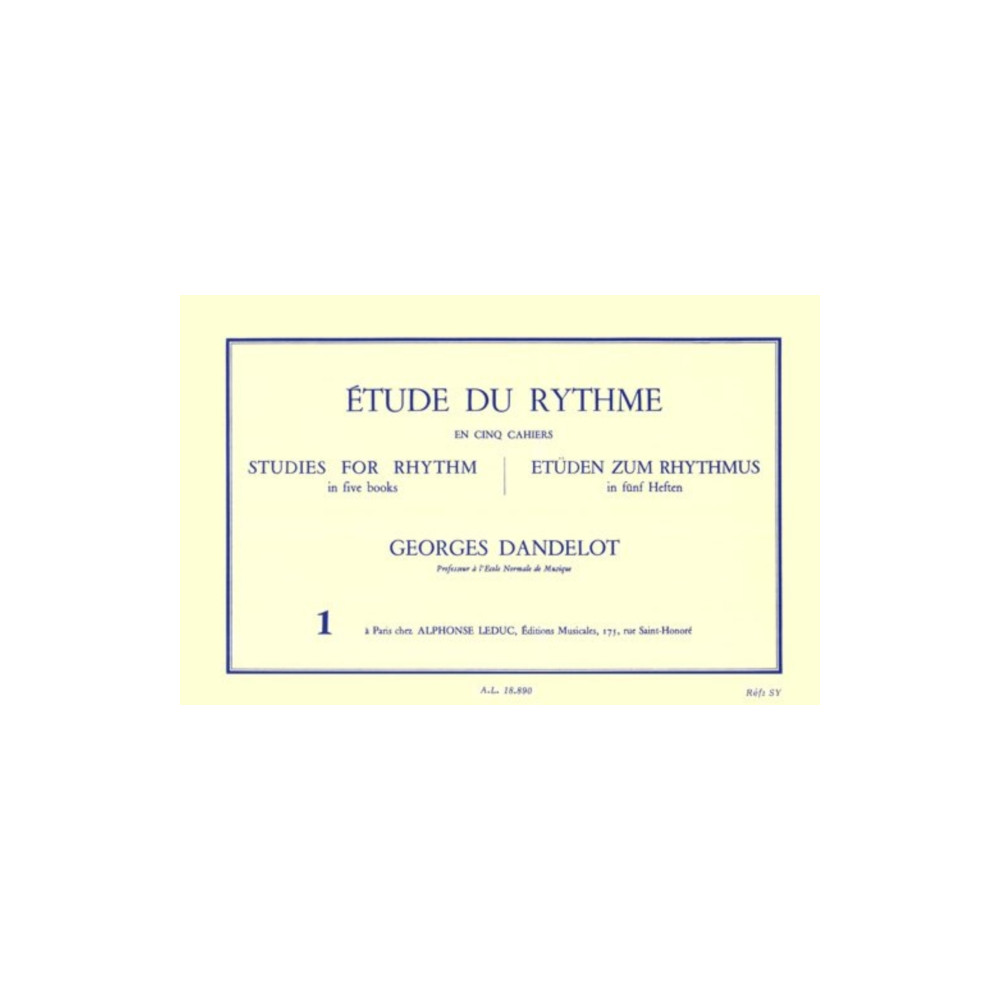 Produktbild för Etude Du Rythme Vol1 (häftad, eng)