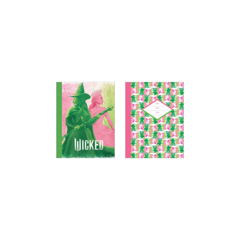 Produktbild för Wicked Pink & Green Composition Notebook Set (Set of 2) (häftad, eng)