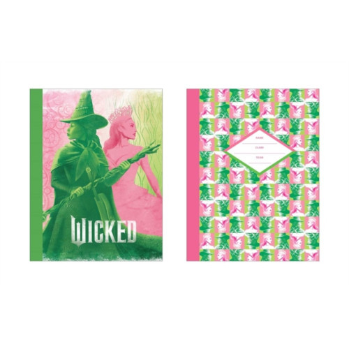 Insight Editions Wicked Pink & Green Composition Notebook Set (Set of 2) (häftad, eng)