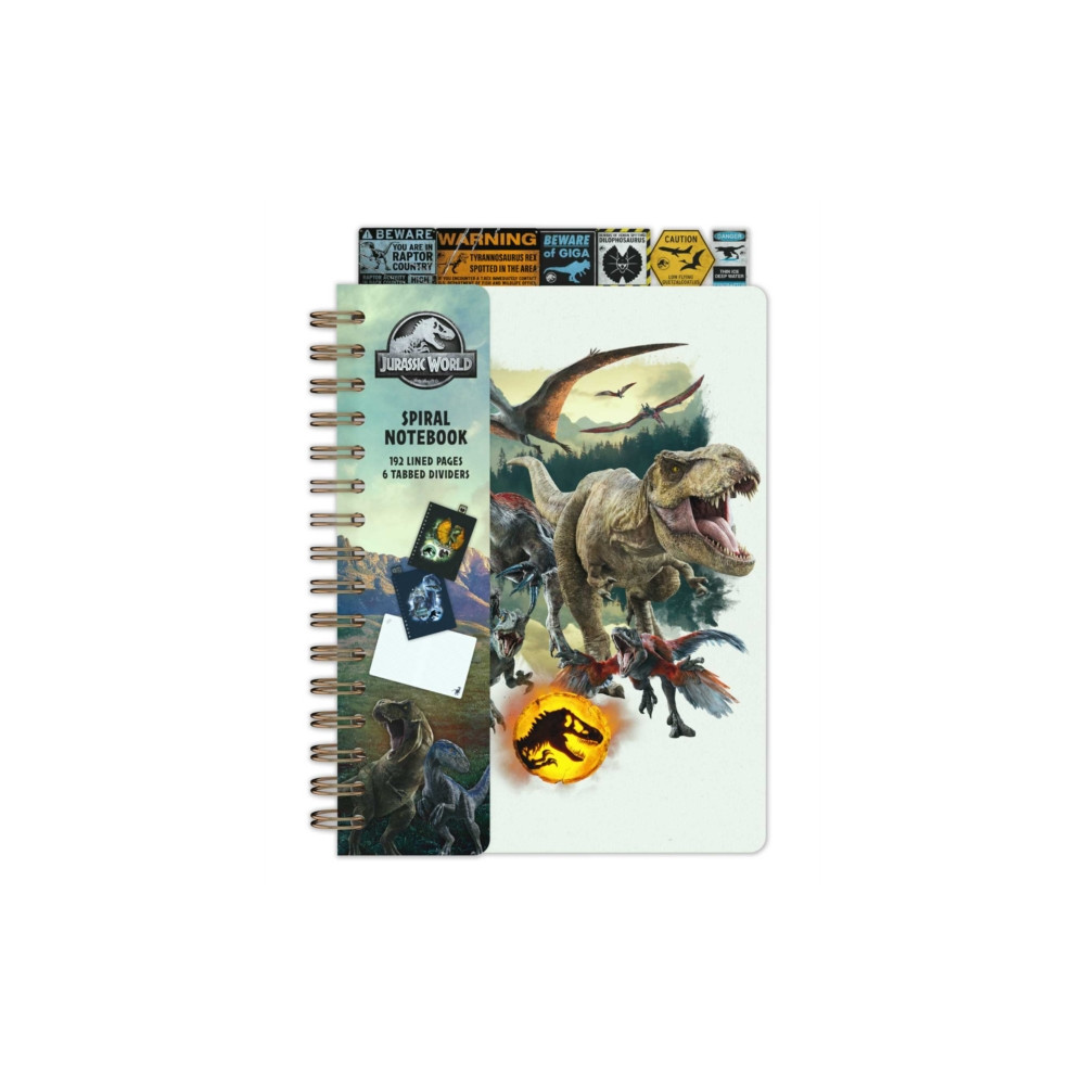 Produktbild för Jurassic World Spiral Notebook (häftad, eng)