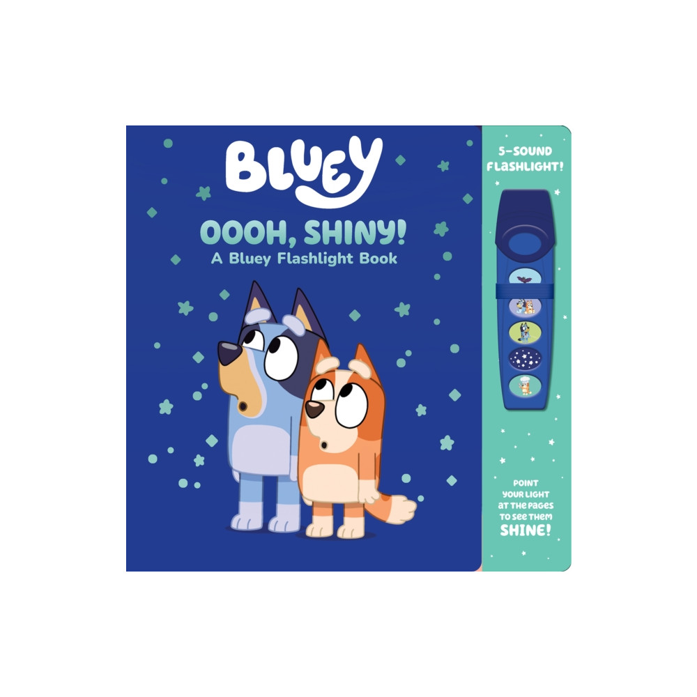Produktbild för Bluey: Oooh, Shiny! A Bluey Flashlight Book Sound Book (bok, board book, eng)