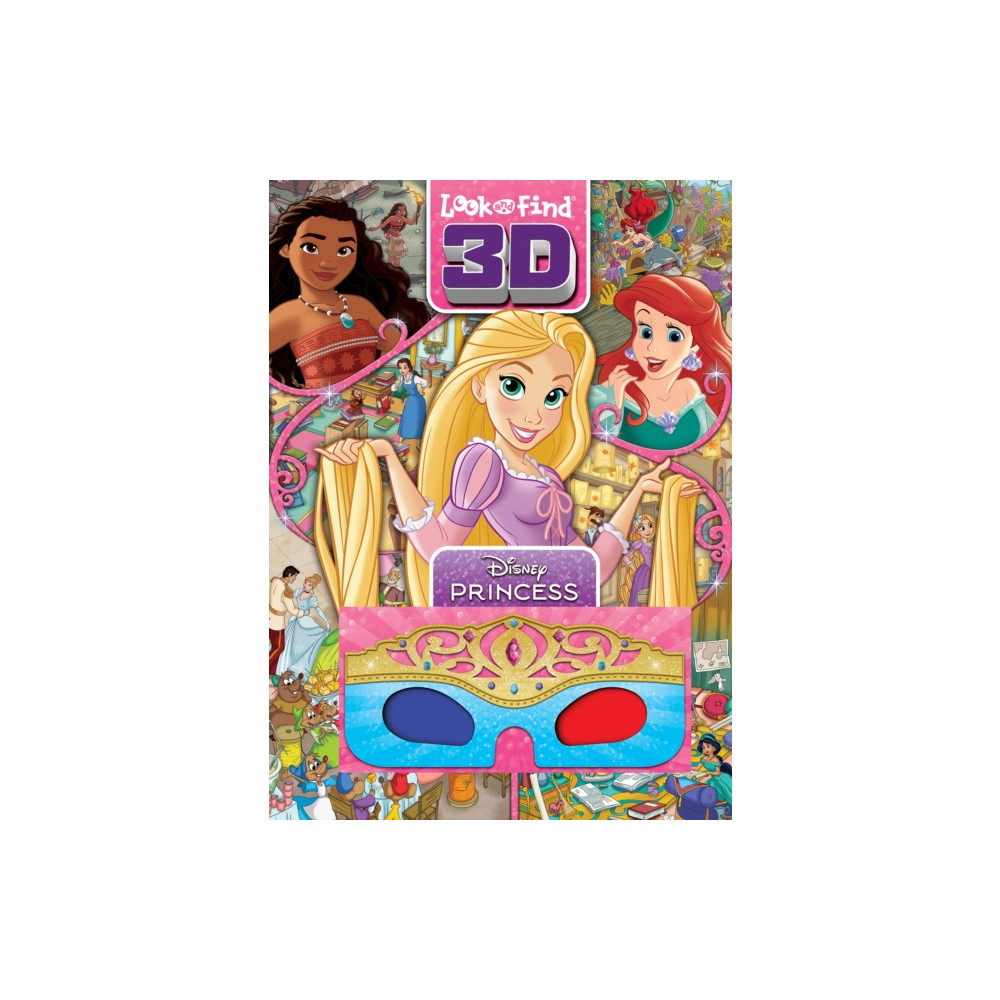 Produktbild för Disney Princess: Look and Find 3D (inbunden, eng)
