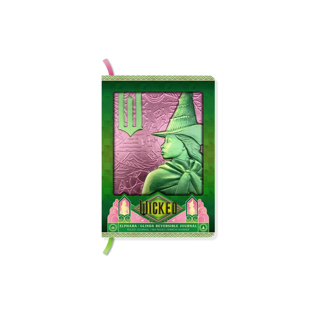 Produktbild för Wicked: Elphaba / Glinda Reversible Sculpted Journal (inbunden, eng)