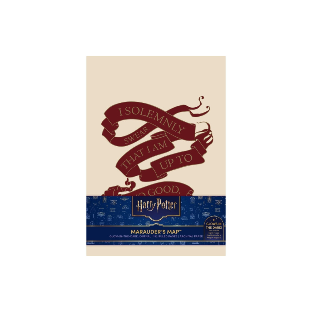 Produktbild för Harry Potter: Marauder's Map Glow in the Dark Journal (inbunden, eng)