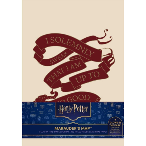 Insight Editions Harry Potter: Marauder's Map Glow in the Dark Journal (inbunden, eng)