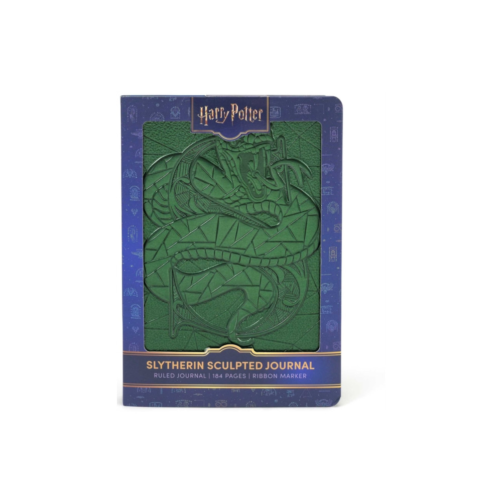 Produktbild för Harry Potter Sculpted Journal: Slytherin (inbunden, eng)