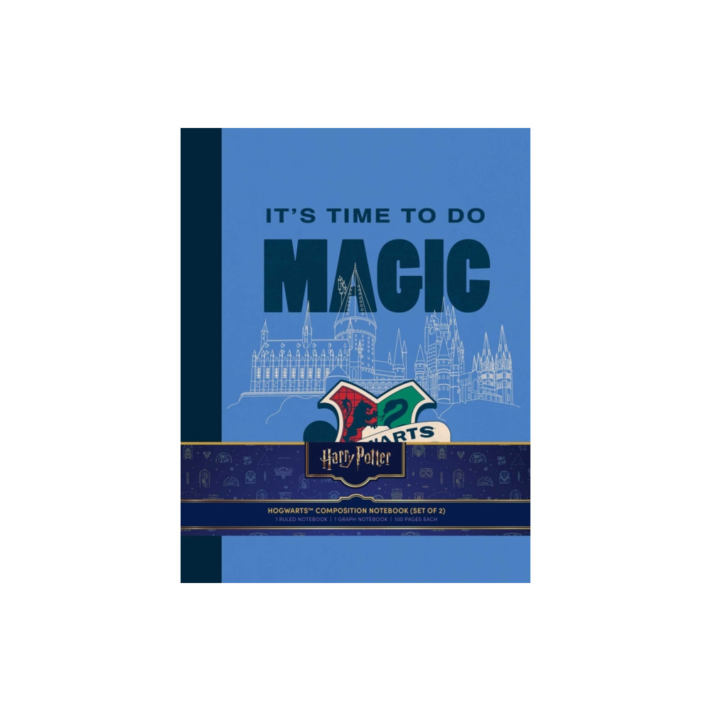 Produktbild för Harry Potter: Hogwarts Composition Notebook Set (Set of 2) (häftad, eng)