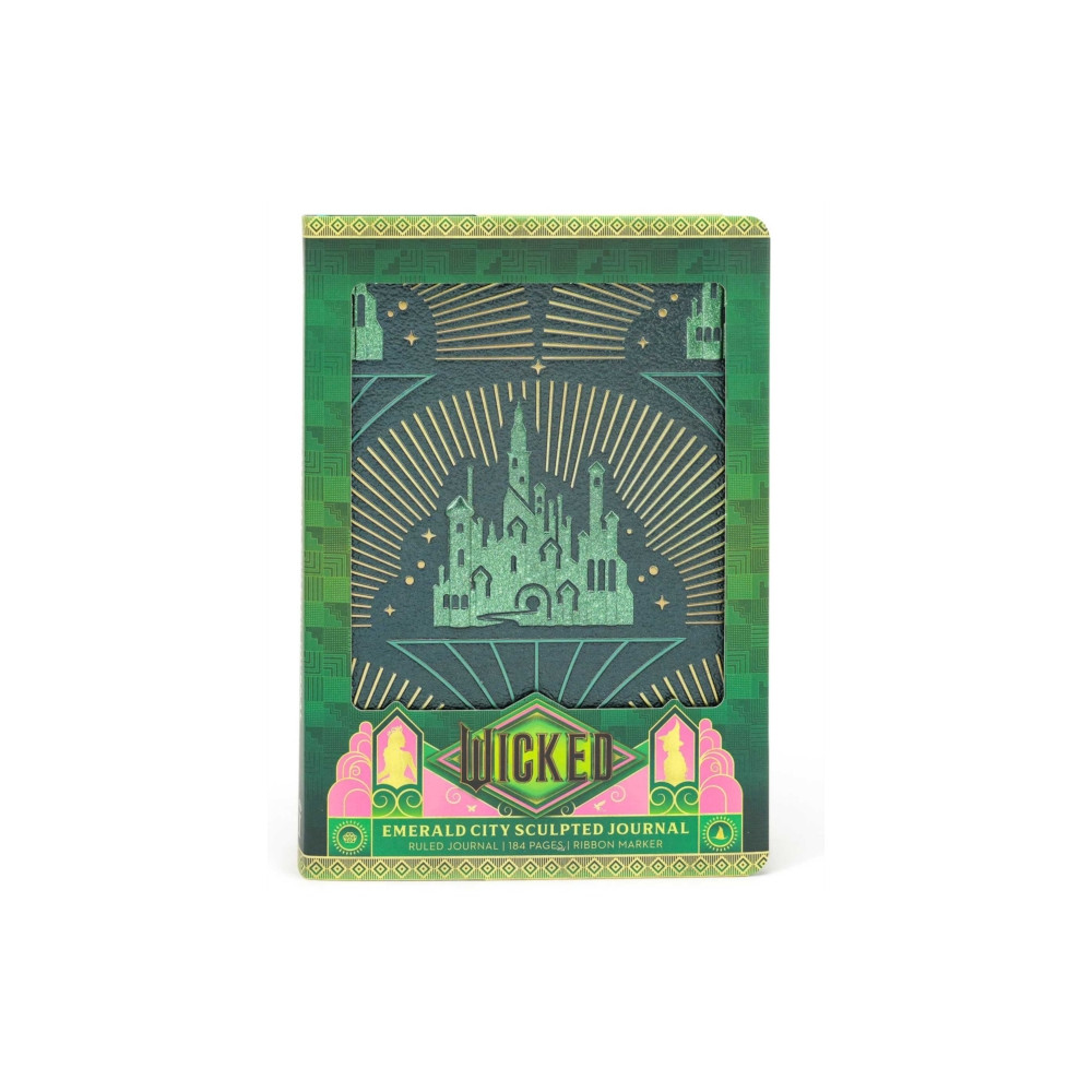Produktbild för Wicked: Emerald City Sculpted Journal (inbunden, eng)