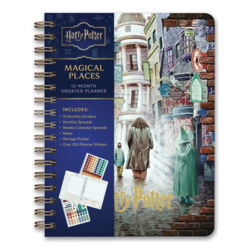 Harry Potter: Magical Places 12-Month Undated Planner , Insight Editions (bok, spiral, english)