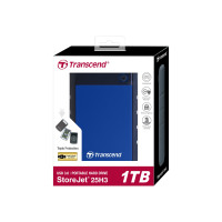 Produktbild för Transcend StoreJet 25H3B - hårddisk - 1 TB - USB 3.0