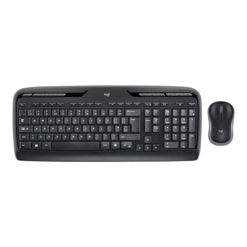 Logitech Logitech Wireless Combo MK330 - sats med tangentbord och mus - brittisk - svart Inmatningsenhet