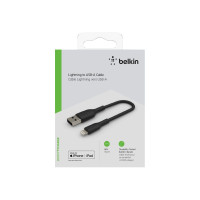 Produktbild för Belkin BoostCharge Lightning-kabel - Lightning / USB - 15 cm