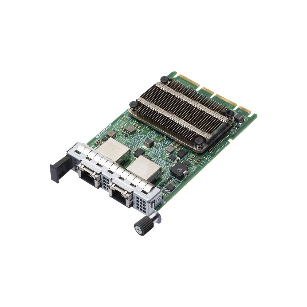 Produktbild för Broadcom NetXtreme E-Series N210TP - nätverksadapter - PCIe 3.0 x8 - Gigabit Ethernet/10 Gb Ethernet x 2