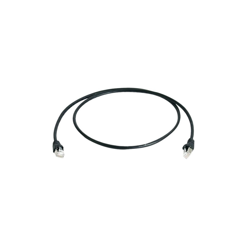 Produktbild för Telegärtner DataVoice Office MP8 FS 500 - patch-kabel - 10 m - svart, RAL 9011