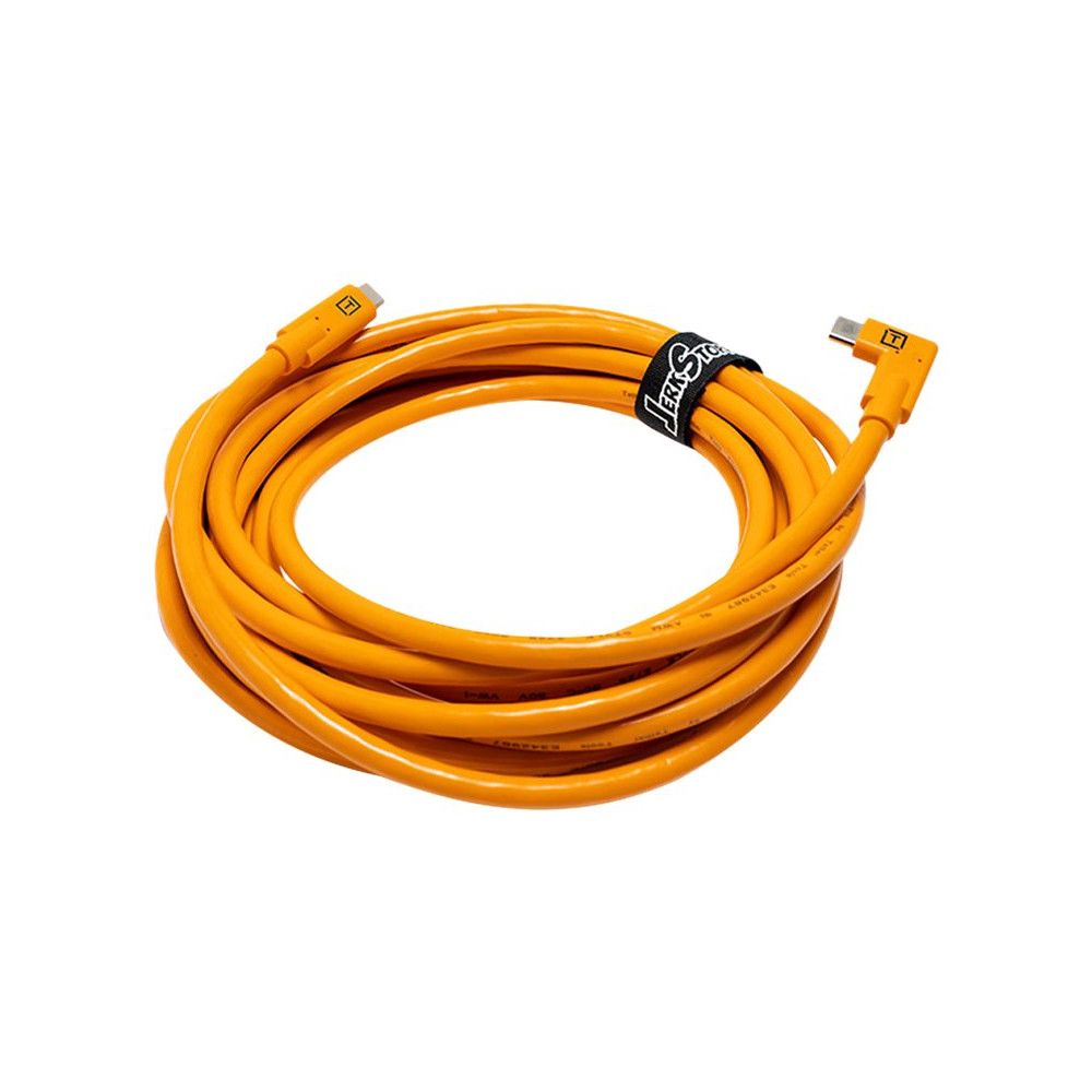 Produktbild för Tether Tools TetherPro - USB typ C-kabel - 24 pin USB-C till 24 pin USB-C - 4.6 m
