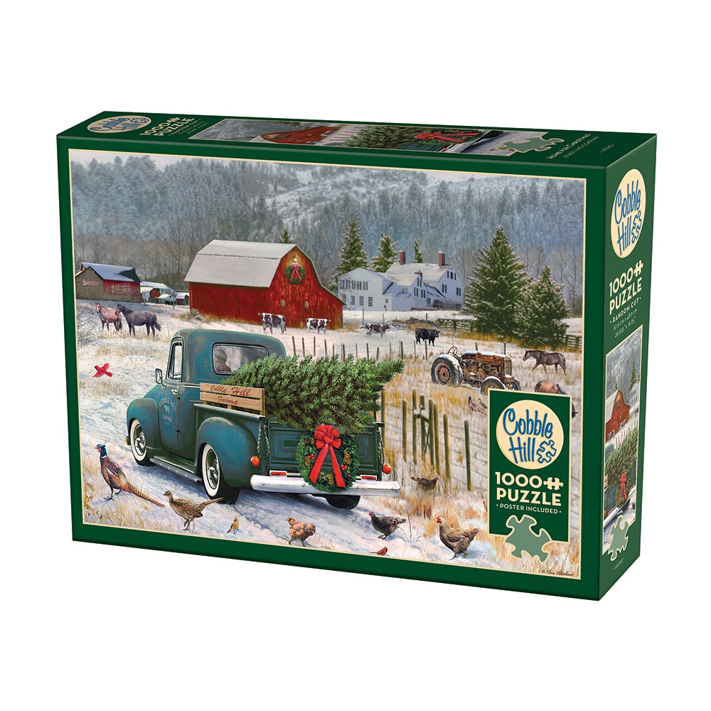 Produktbild för Home for Christmas, Pussel, 1000 bitar, Cobble Hill