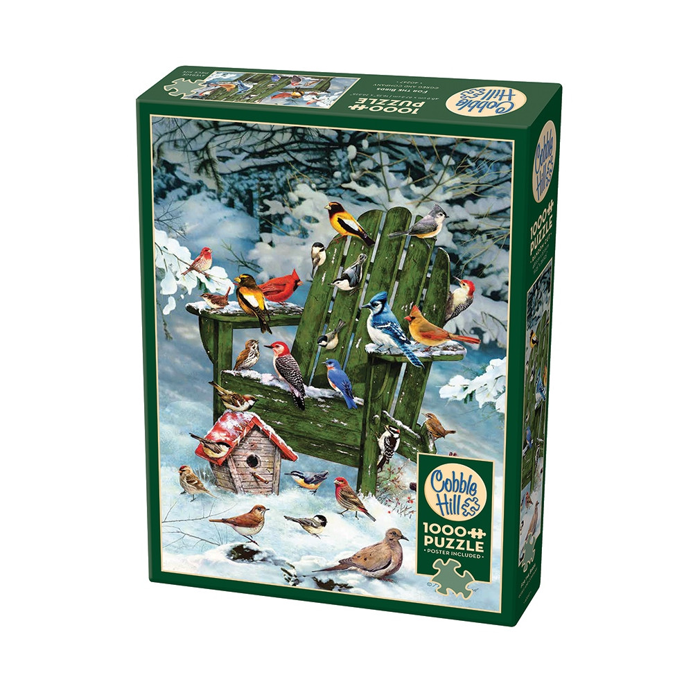 Produktbild för For the Birds, Pussel, 1000 bitar, Cobble Hill