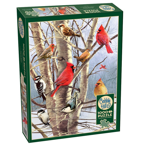 Cobble Hill Winter Birds, Pussel, 1000 bitar, Cobble Hill