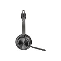 Produktbild för HP Poly Voyager Focus 2 - headset - USB-C via Bluetooth-adapter, USB-A via Bluetooth-adapter - med laddningsställ