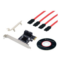 Produktbild för Conceptronic EMRICK03G - kontrollerkort - SATA 6Gb/s - PCIe x1