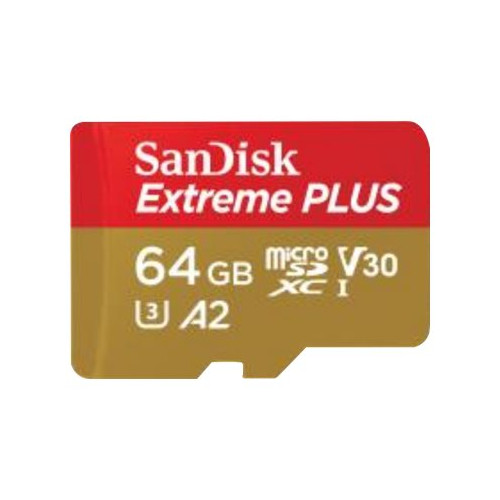 SANDISK SanDisk Extreme PLUS - flash-minneskort - 64 GB - mikroSDXC UHS-I