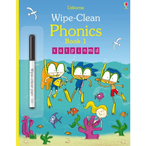 Usborne Publishing Ltd Wipe-clean Phonics book 1 (häftad, eng)