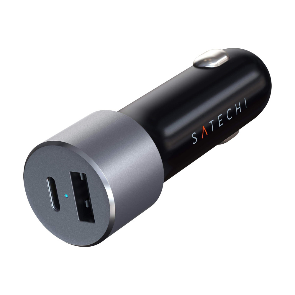 Produktbild för Satechi strömadapter för bil - USB, 24 pin USB-C - 72 Watt